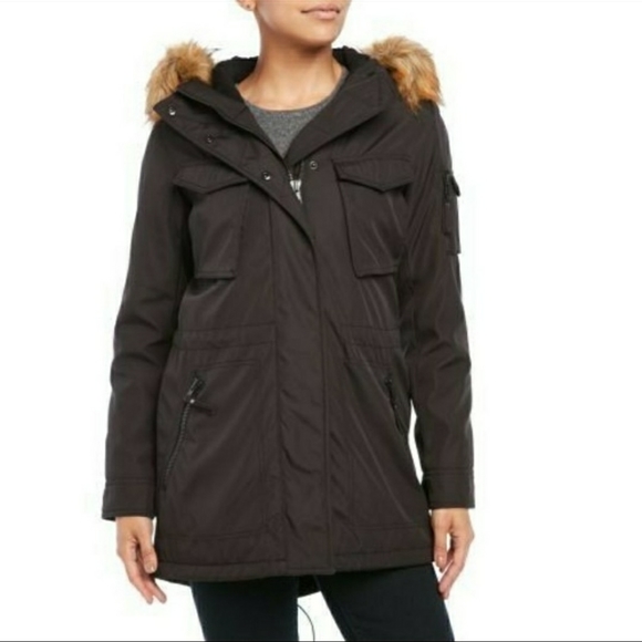 S13 | Jackets & Coats | S3 New York Faux Fur Trim Parka | Poshmark